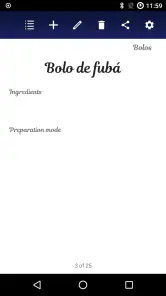 Meu livro de receitas screenshot