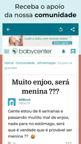 Minha gravidez e meu bebê hoje screenshot