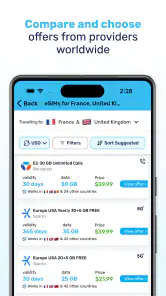 MobiMatter: eSIM Marketplace screenshot