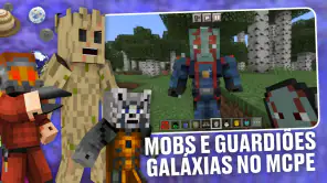 Mod Foguete Espacial Minecraft screenshot