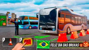 Modern Bus: Jogo de Estacionar screenshot