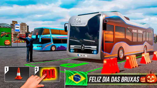 Modern Bus: Jogo de Estacionar 6