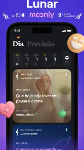 Moonly App - Calendário Lunar screenshot