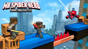 Mr Spider Hero Shooting Puzzle screenshot