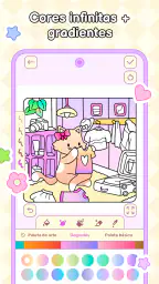My Cute Friends: Livro Colorir 5