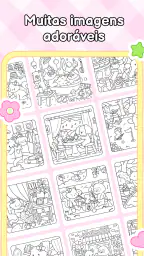My Cute Friends: Livro Colorir 8