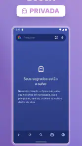 Navegador privado Opera com IA screenshot