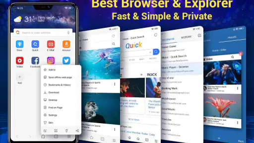 Navegador Web e Explorador 8