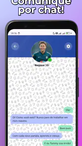 Neymar Chamada Falsa e Chat screenshot