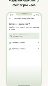 Nio: internet fibra screenshot