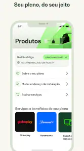 Nio: internet fibra screenshot