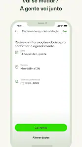 Nio: internet fibra screenshot