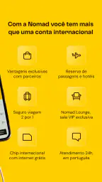 Nomad: Conta em Dólar e Cartão 7