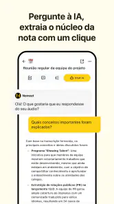 NoMeet - Notas&Reunião com IA screenshot