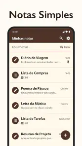 Notas - Bloco de Notas Simples screenshot