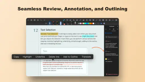 Notein: caligrafia,notas,PDFs 4