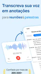 NoteX: Notas e Reuniões IA screenshot