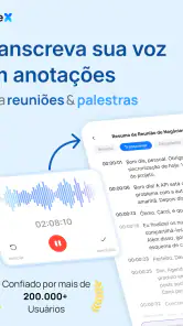 NoteX: Notas e Reuniões IA screenshot