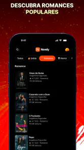 Novely: Ler Novelas e Romances screenshot