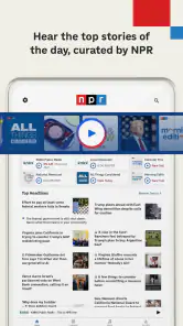 NPR: National & Local News screenshot