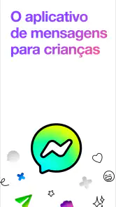 O aplicativo de mensagens para screenshot