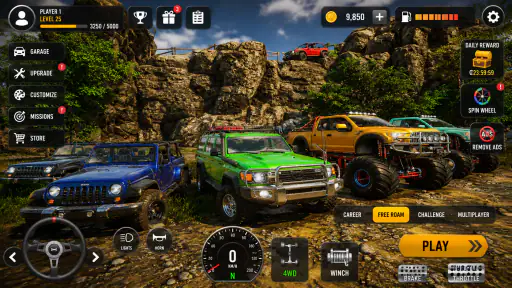 Offroad Driving Jeep Games 3D 2