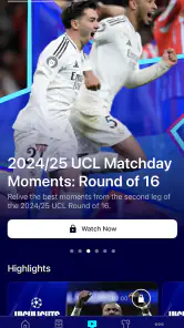 Oficial UEFA Champions League screenshot