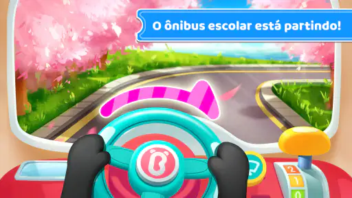 Ônibus Escolar do Bebê Panda 2