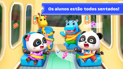 Ônibus Escolar do Bebê Panda 7