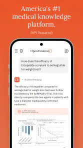 OpenEvidence screenshot