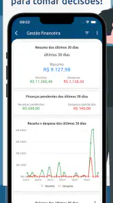 Orçamentos, Recibos e Clientes screenshot