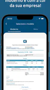 Orçamentos, Recibos e Clientes screenshot
