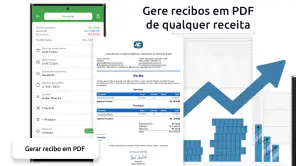 Orçamentos, Recibos e Clientes screenshot