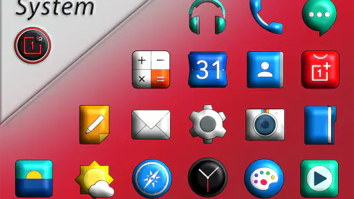 Oxigen 3D - Icon Pack 1