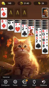 Paciência Classic Klondike screenshot