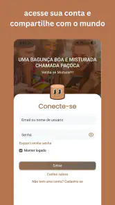 Paçoca: rede social brasileira screenshot