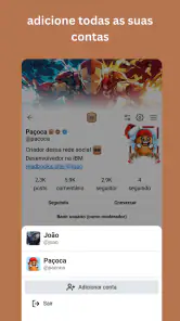 Paçoca: rede social brasileira screenshot