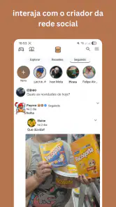 Paçoca: rede social brasileira screenshot