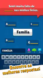 Palavra Popular: Jogo Familiar 1