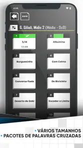 Palavras Cruzadas em Português screenshot