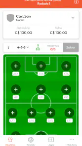 Parciais CFC screenshot