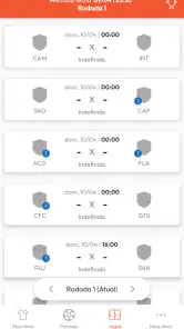 Parciais CFC screenshot