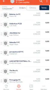 Parciais CFC screenshot