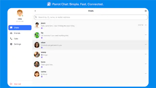 Parrot Chat Messenger 7