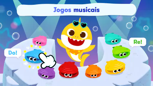 Pinkfong Bebê Tubarão: Jogos 4
