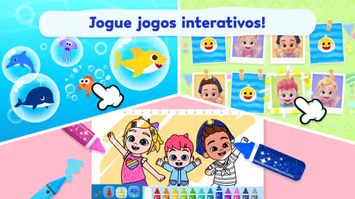 Pinkfong Bebê Tubarão: Jogos 5