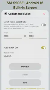 Pixels: Resolution+DPI Changer screenshot
