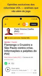 Placar UOL: Futebol e notícias screenshot