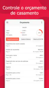 Planejador de casamentos MyWed screenshot