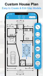 Plano de projeto de casa 3D 2